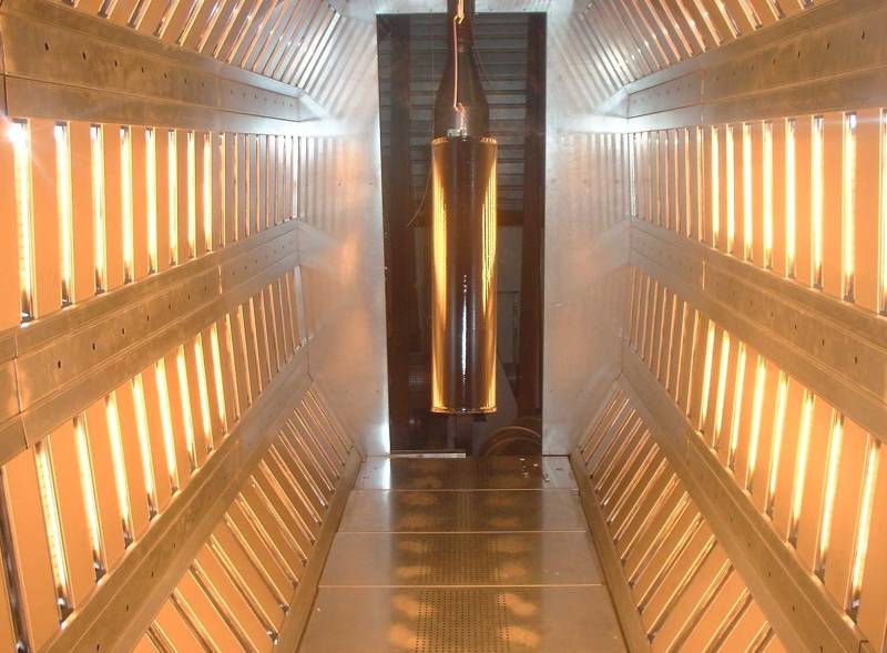 Electric Infrared Oven for painted automotive parts 