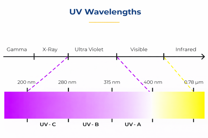 Ultraviolet High power, LED.