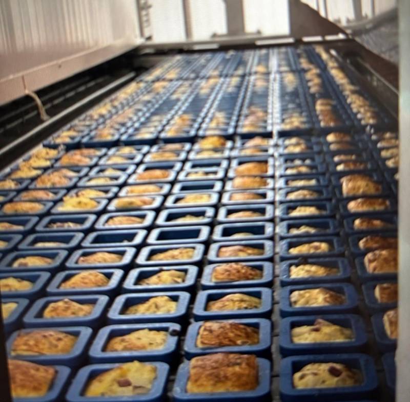 Browning eggs at Infrared tunnel exit 