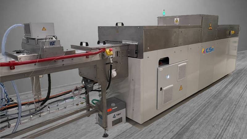 Complete IR UV conveyor with the Gen3 Ebeam conveyor