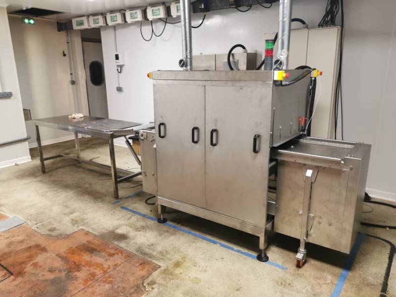 Crepe softening infrared conveyor