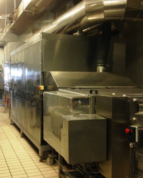 LACTALIS browning industrial medium wave tunnel 