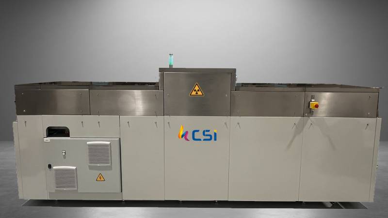Front of laboratory Electron beam Gen3 conveyor