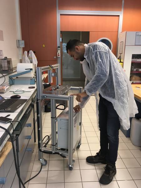 Glue infrared pilot in France