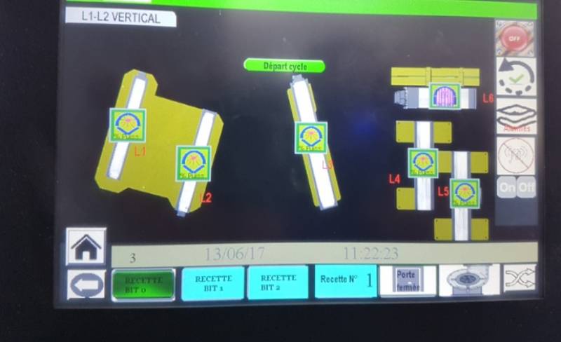 HMI UV treatment on painted parts 