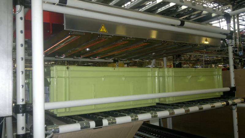 IFF infrared heating drawer in Spain