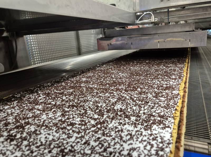 MONDELEZ pastry infrared heating Poland