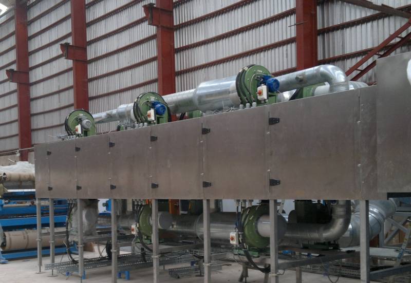 Nigeria high power infrared curing tunnel