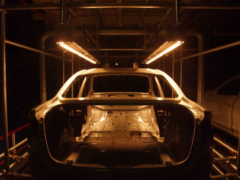 Sealant drying infrared system in Turkey