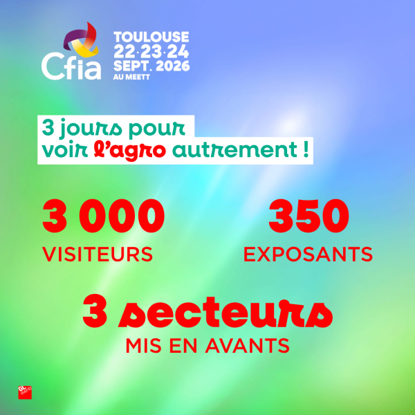Announcement of our presence at the CFIA show in Toulouse 2026