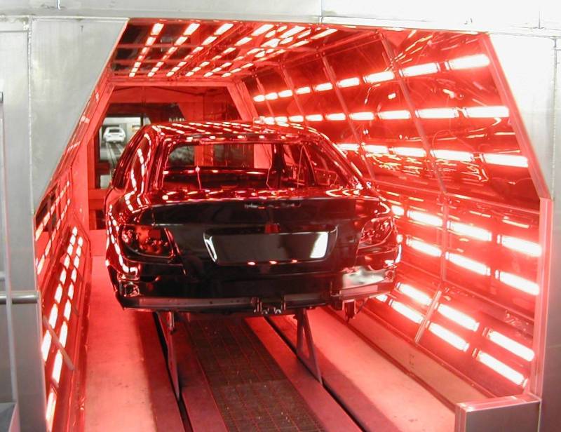 Infrared speed-up tunnel for convection oven