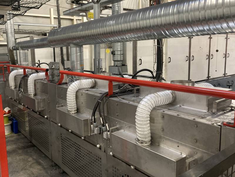 PTFE infrared curing tunnel 