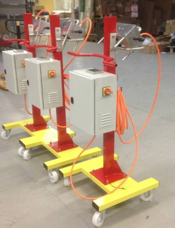 Quick spot infrared touch-up dryer in Romania