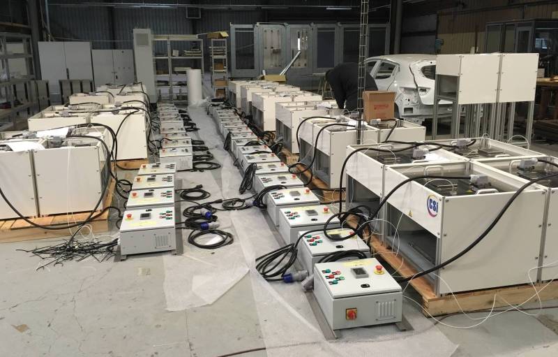 Sound absorber infrared heating system