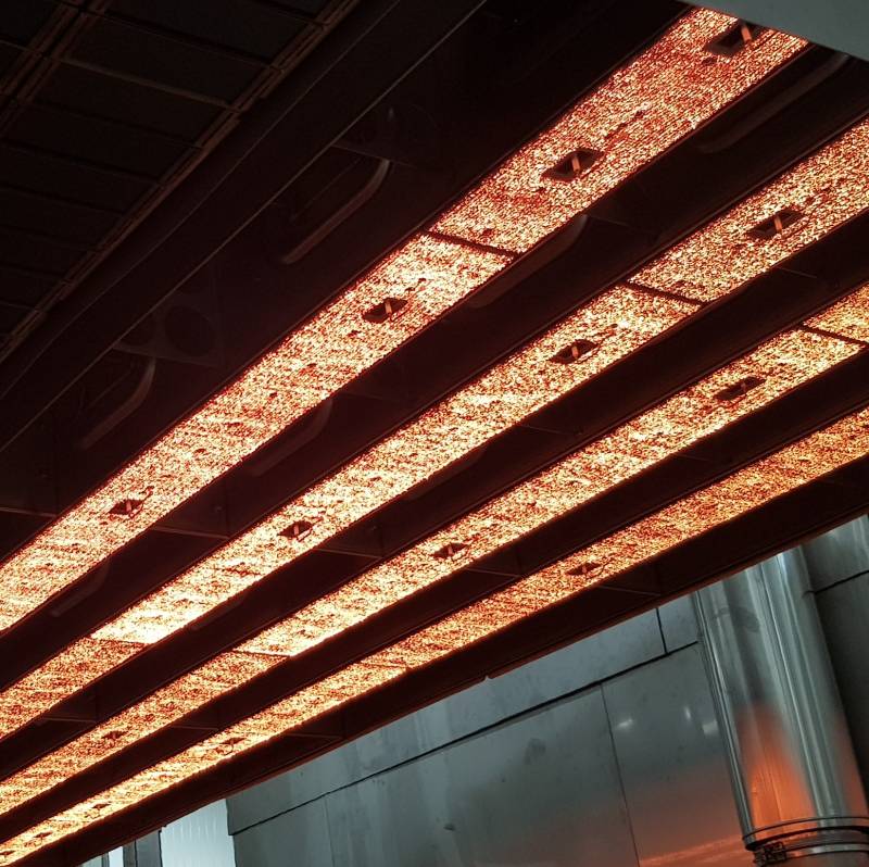 USA infrared searing tunnel in maintenance mode