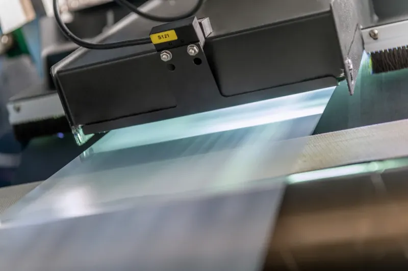 UV film decontamination