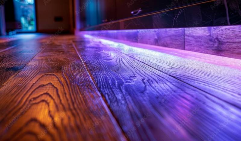 Wood varnish UV curing