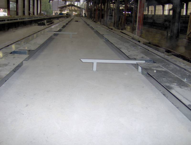 concrete electric IR drying line 